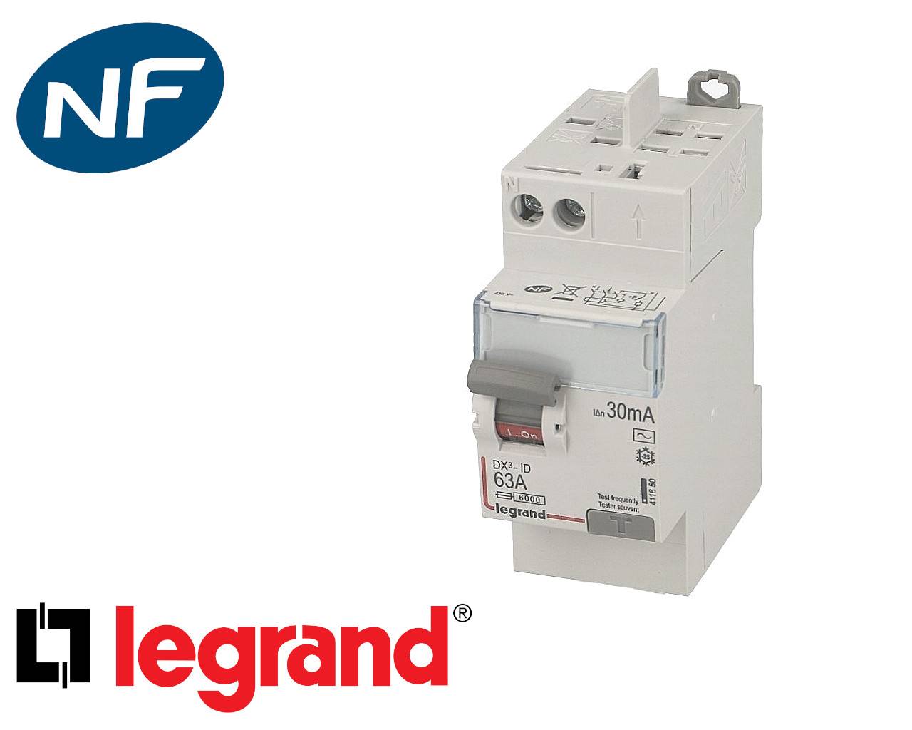 Disjoncteur Différentiel RX3 40A 4P 300mA Legrand - Protection | LEGRAND