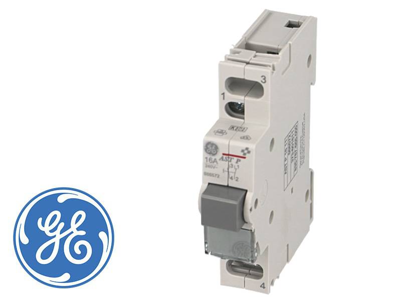Bouton Poussoir à Voyant General Electric Vintage - Neuf - Pour Encastrer - Vintage Rétro